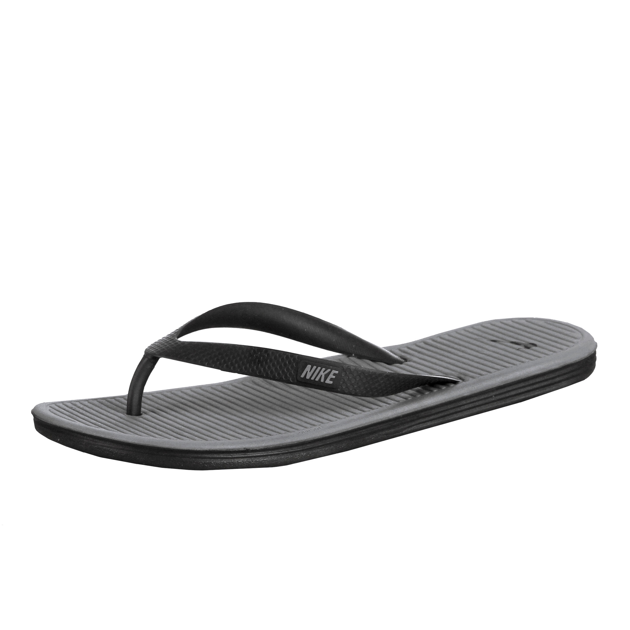 buy Nike Solarsoft Thong II Flip-flops Men - Black, Grey online |  Jogging-Point