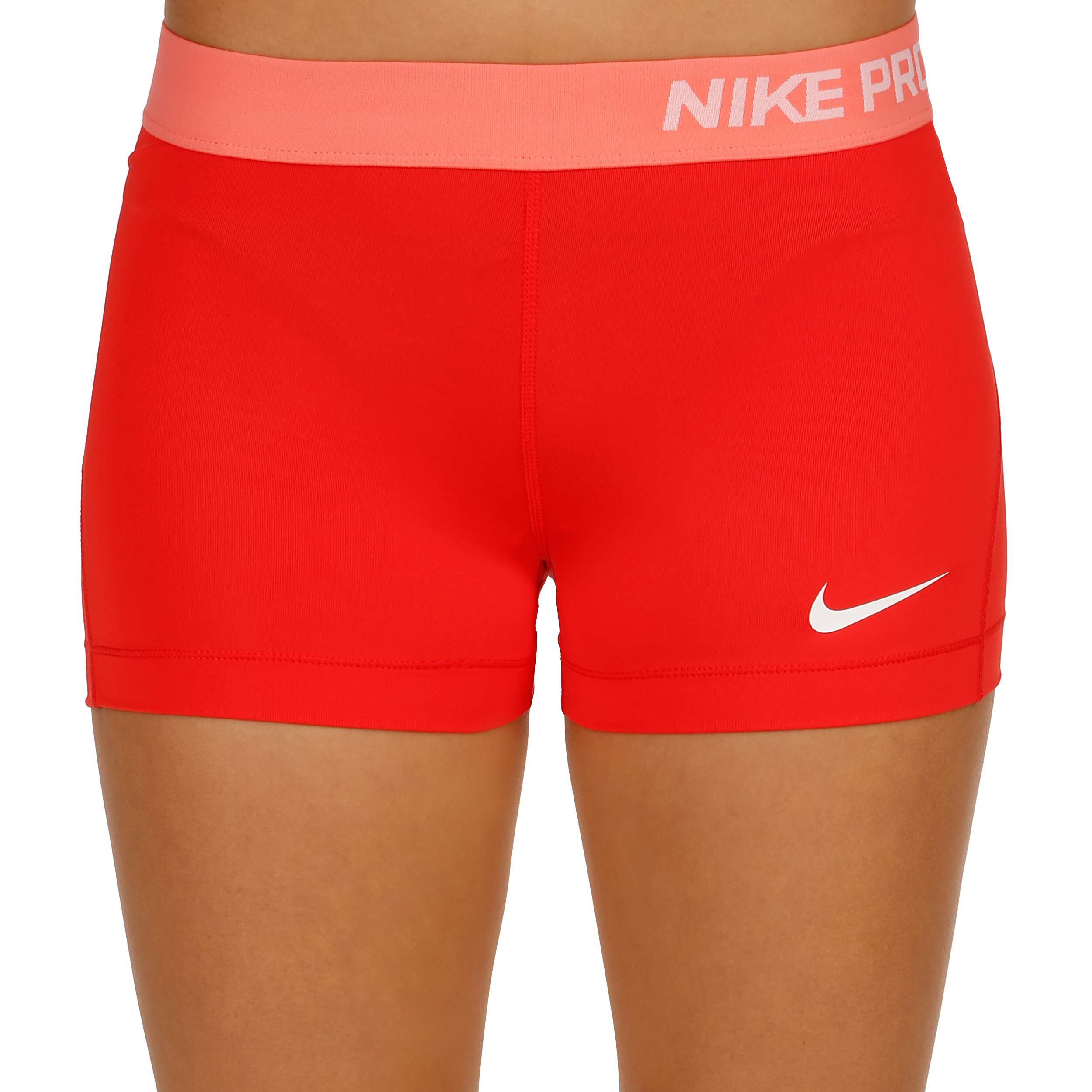 red nike shorts womens